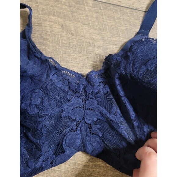 Torrid Curve Lace 360° Back Smoothing Lightly Lined Full Coverage Balconette Bra - Picture 3 of 8